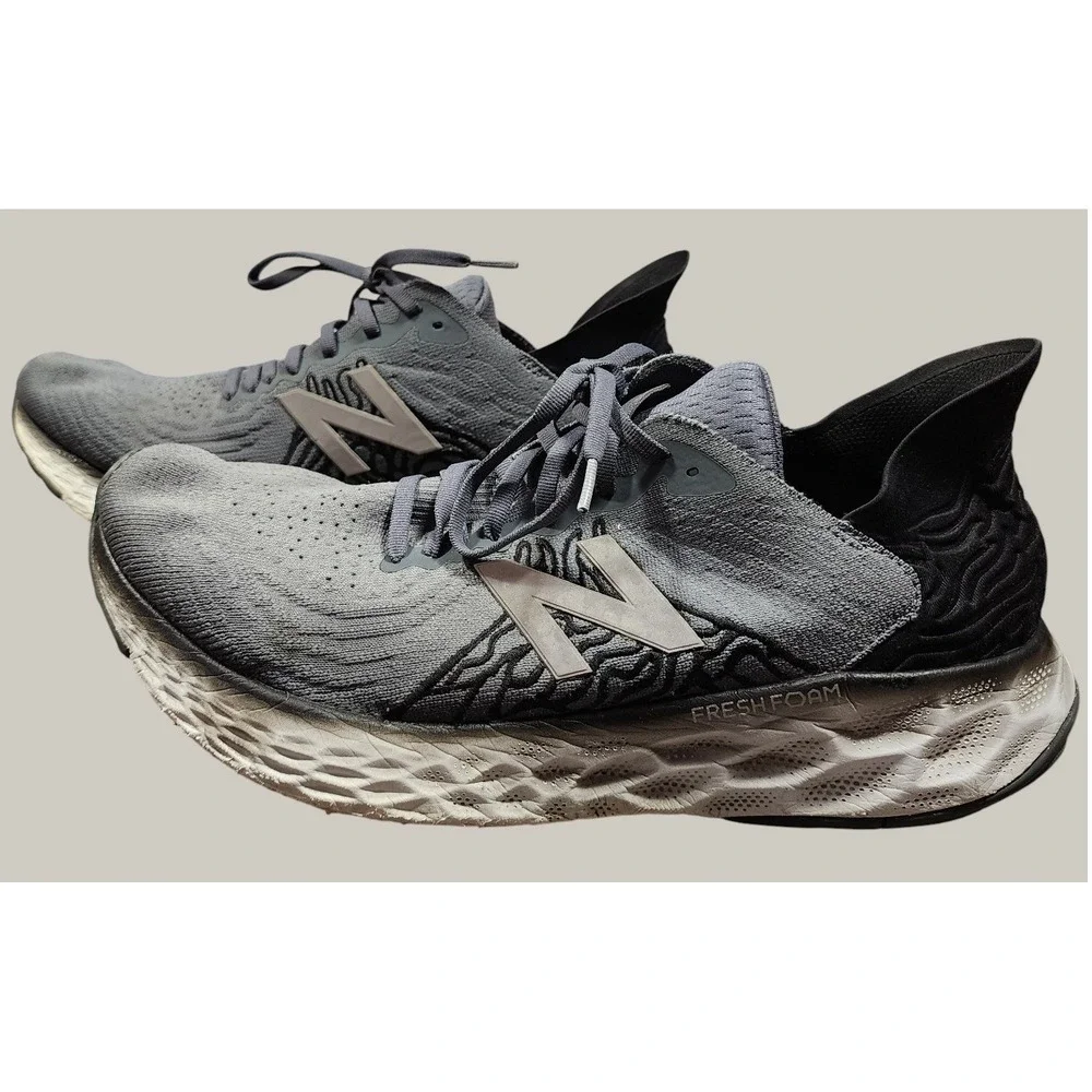 New Balance Fresh Foam 1080v10 Mens‎ Running Shoes Grey Size 13 Comfort Wear